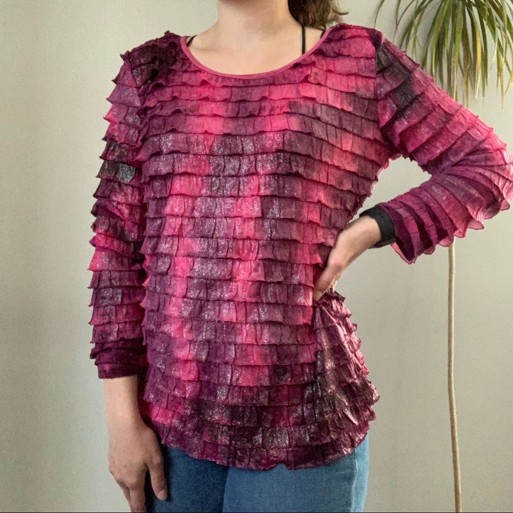 Notations Ruffle Top